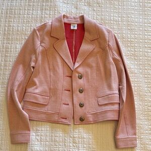 CAbi Light Pink Blazer with Button Detail